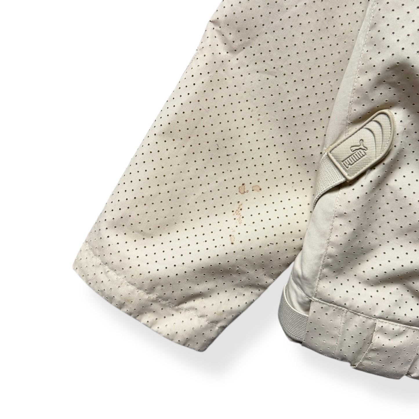 2004 Puma Mostro Perforated Jacket (S) | Default Title, Cream