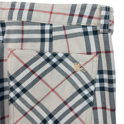 Vintage 2000s Burberry Nova Check Capri Trousers Womens Size W30 | W30, Red