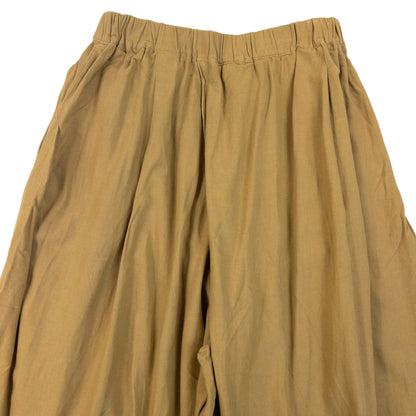 Vintage 80s Plantation By Issey Miyake Wide Trousers Size L | Large, Beige