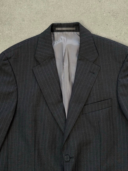 Loro Piana x Digel 1990s pure wool single-breasted blazer, size L, in a classic tailored fit with lapel collar and button closure.