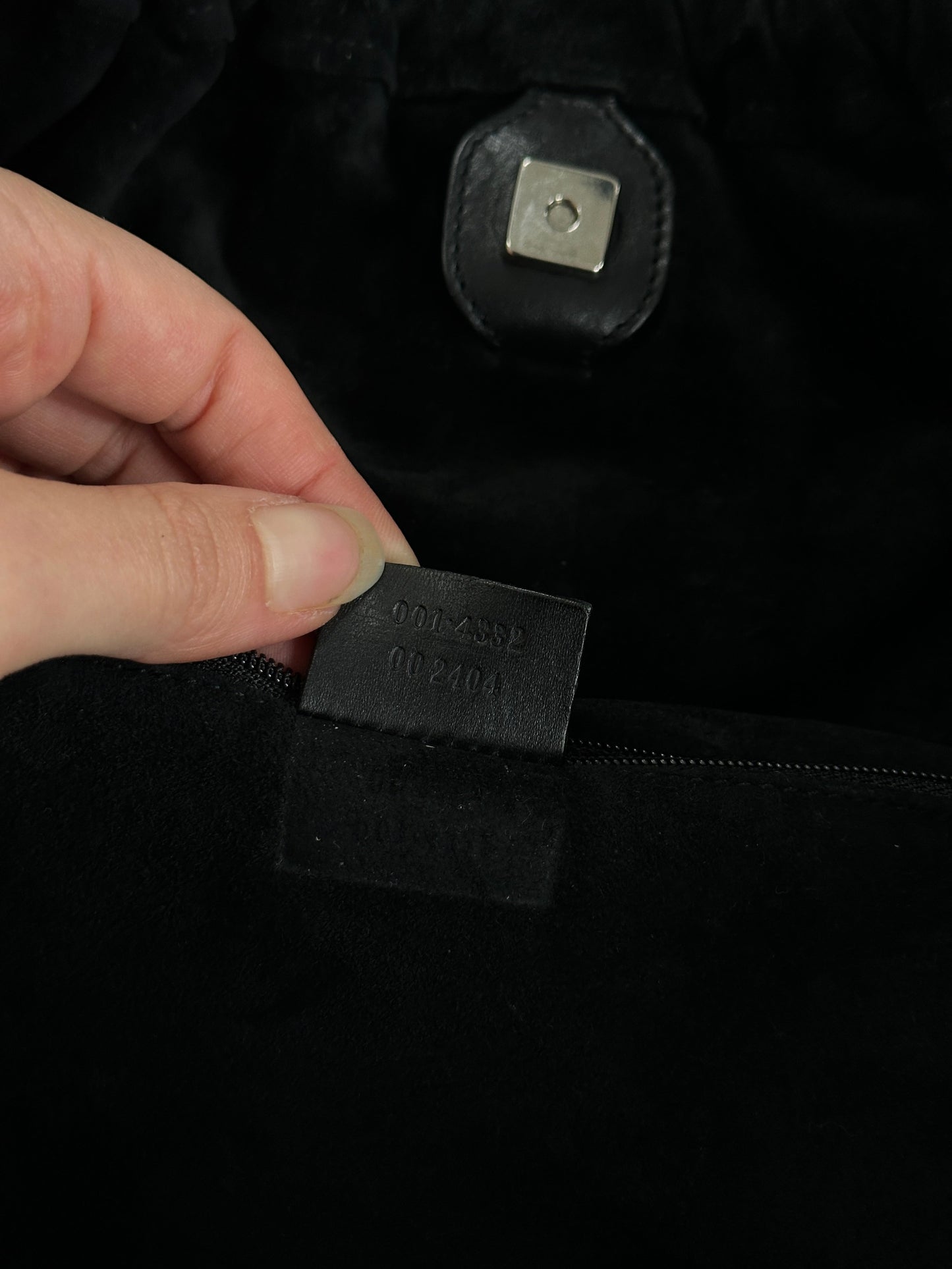 Gucci 1990s Tom Ford Suede Leather Hobo Shoulder Bag