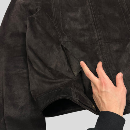 Gucci by Tom Ford FW03 Suede Leather Western Work Jacket - IT52 (M/L)