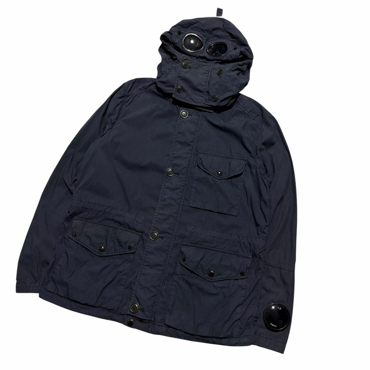 CP Company 50.3 Mille Miglia Goggle Jacket | XL, Navy Blue