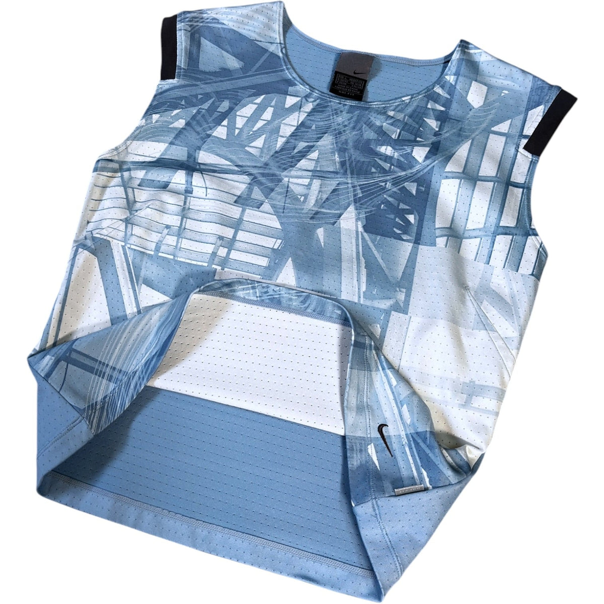 Nike 00’s Women’s Perforated Print Vest Size 10/12 | 10/12, Multicoloured