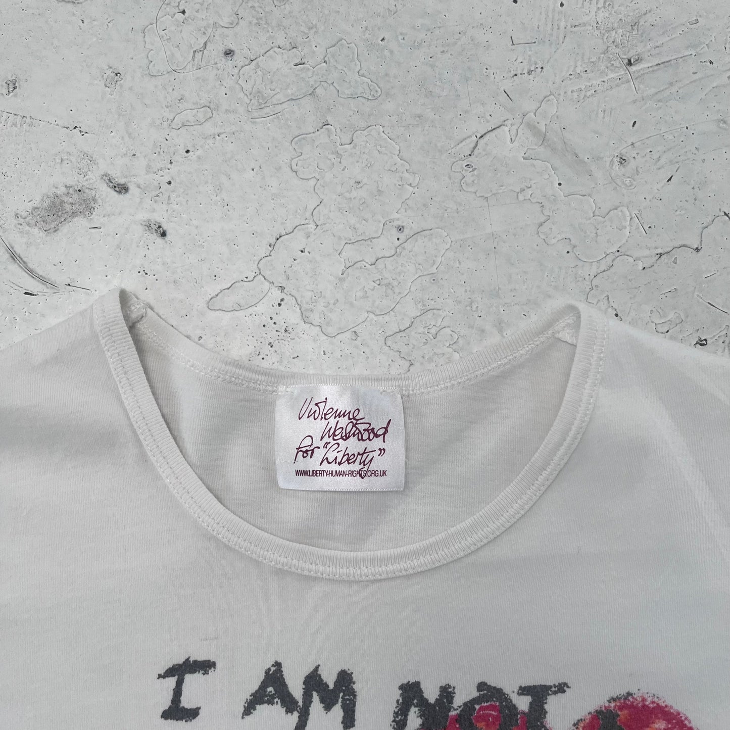 2005 vivienne westwood for liberty tee | White, White