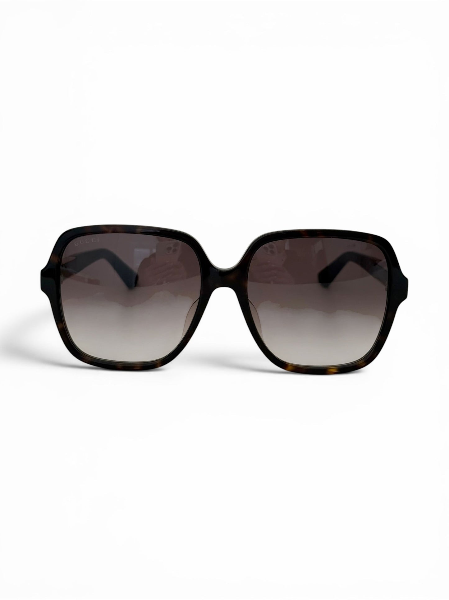 2010s Gucci Spell Out Oversized Sunglasses | O/S, Brown