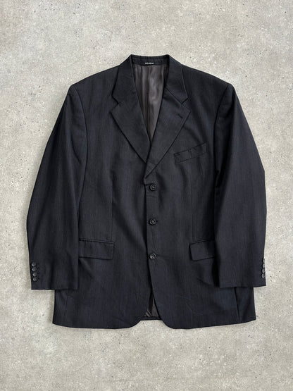 Yves Saint Laurent Pour Homme 1990s Pure Wool Single Breasted Blazer - 48R/XXL