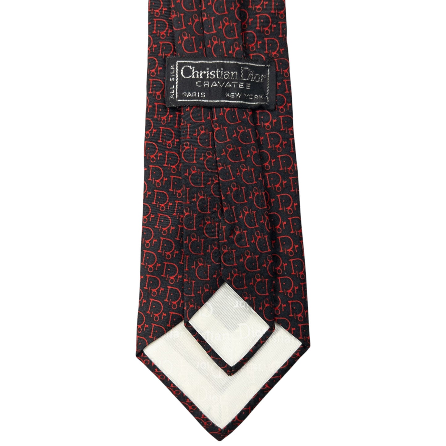 Vintage Dior Monogram Silk Tie