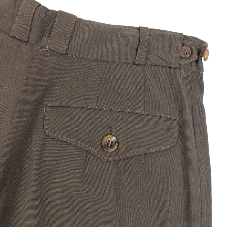 Vintage 2000s Yohji Yamamoto Pleated Trousers Size W27 | W27, Multicoloured