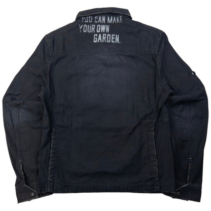 Vintage PPFM Make Your Own Garden Zip Up Jacket Size XS