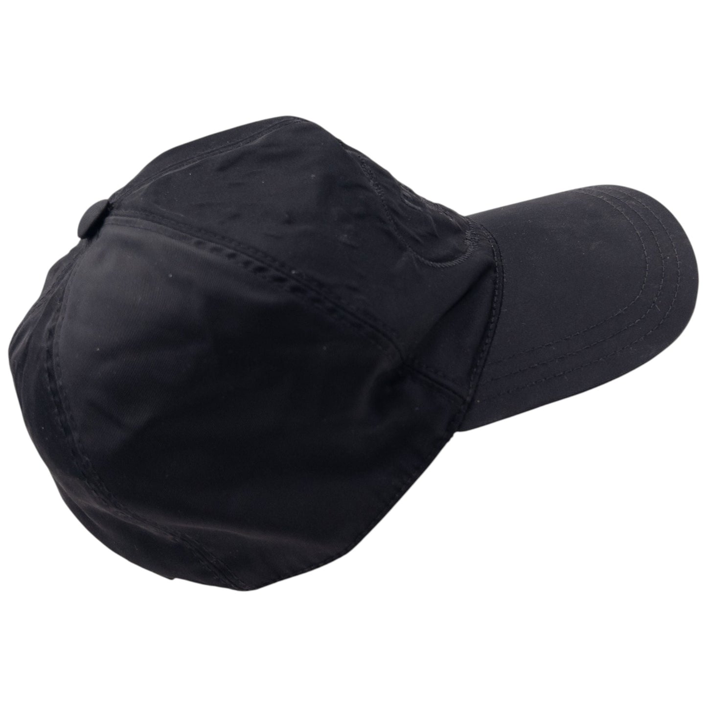 Vintage 2000s Prada Embroidered Hat Size S | O/S, Black