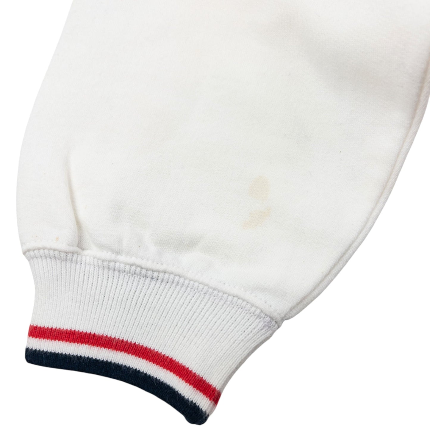 Vintage 90s Burberry Polo Sweatshirt Size M | Medium, White