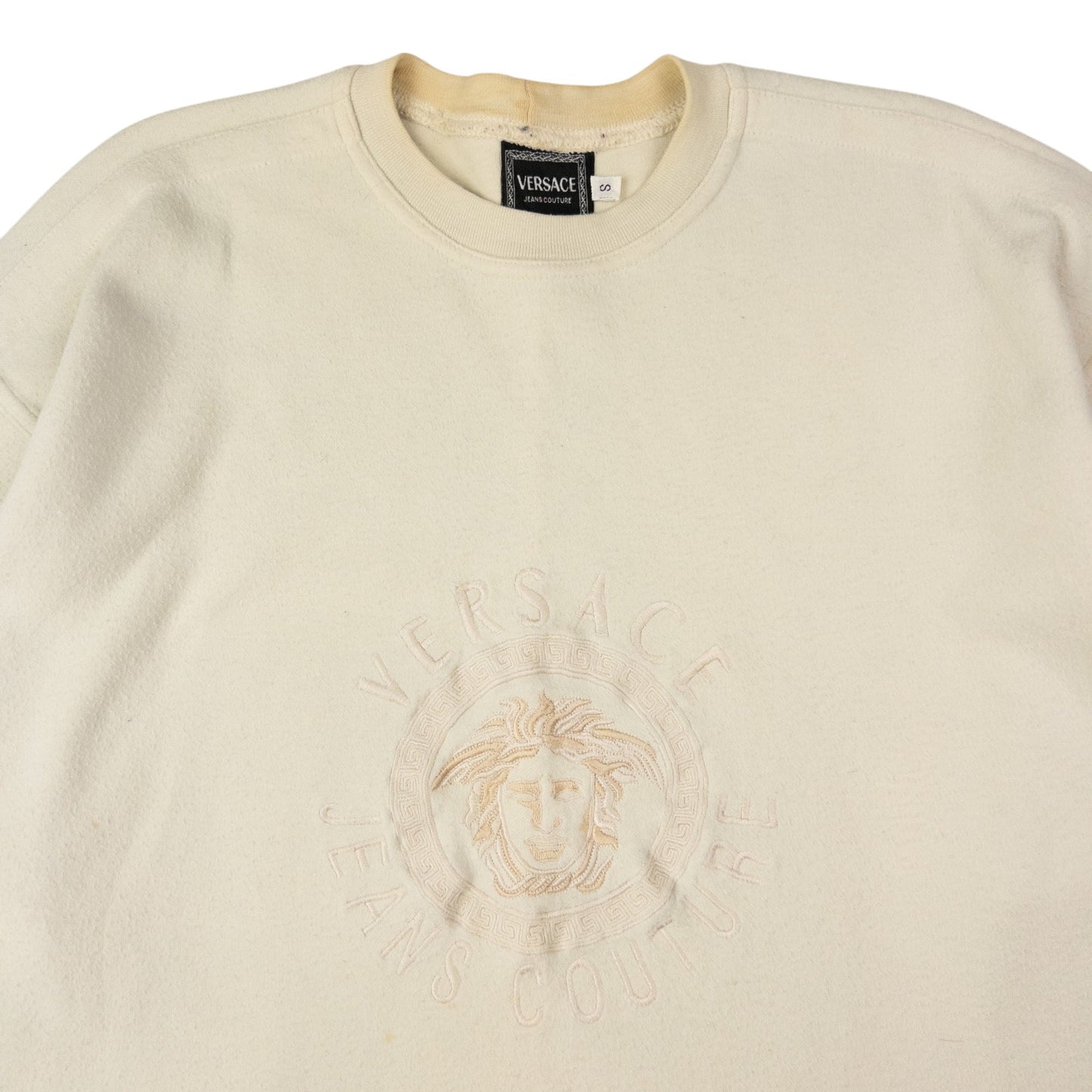 Vintage Versace Jeans Couture Embroidered Sweatshirt Size M