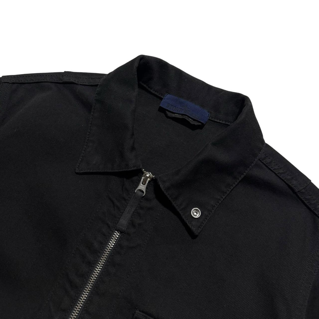 Stone Island Denim Research Overshirt | Small, Black