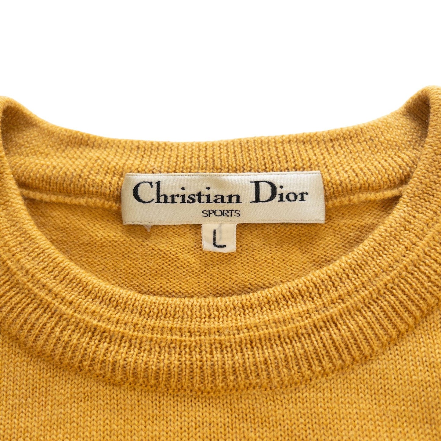 Vintage Christian Dior Sports Knit Jumper Woman's Size L