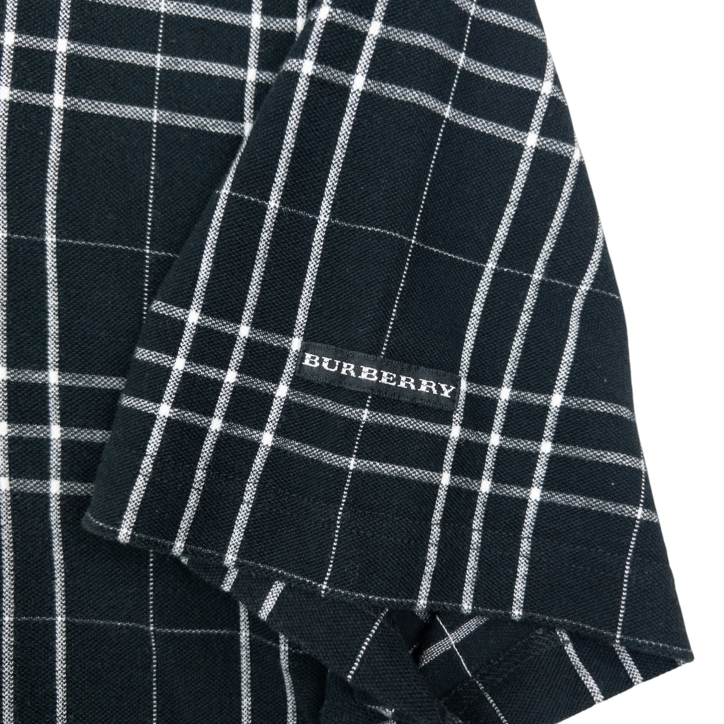 Vintage 2000s Burberry Golf Nova Check Polo Shirt Size L | Large, Black