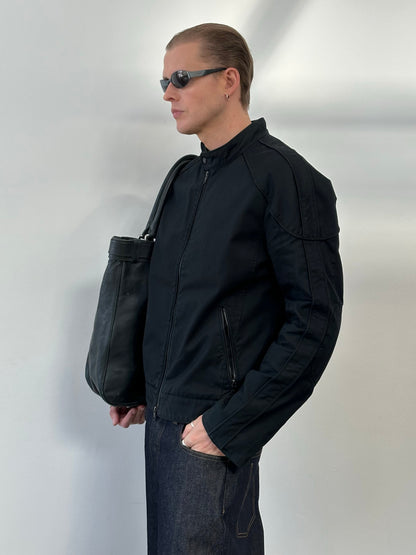 Armani Exchange 2000s Pure Cotton Double Zip Jacket - L