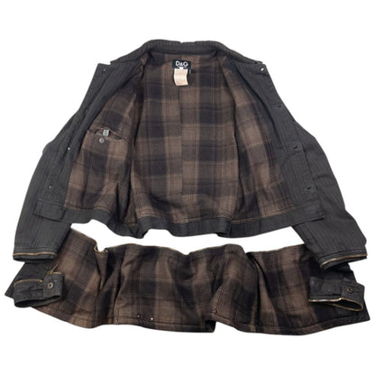 Vintage Dolce & Gabbana Zip Off Jacket Size XL