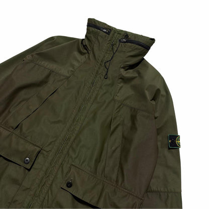 Stone Island 1998 Nylam Jacket | XL, Olive Green