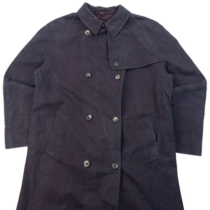 Vintage 2000s Burberry Trench Jacket Womens Size L | Large, Purple