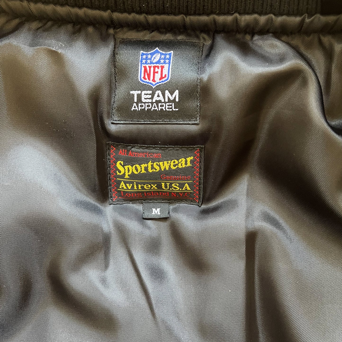 Avirex x Raiders NFL Varsity Bomber Jacket - M