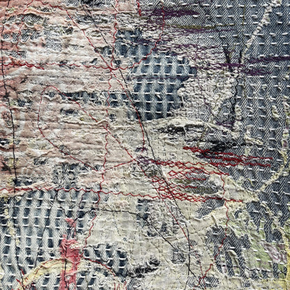 Boro Bandana Sashiko Distressed Jeans - W34"