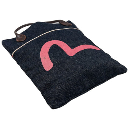 Vintage Evisu Gull Japanese Denim Handbag | O/S, Navy