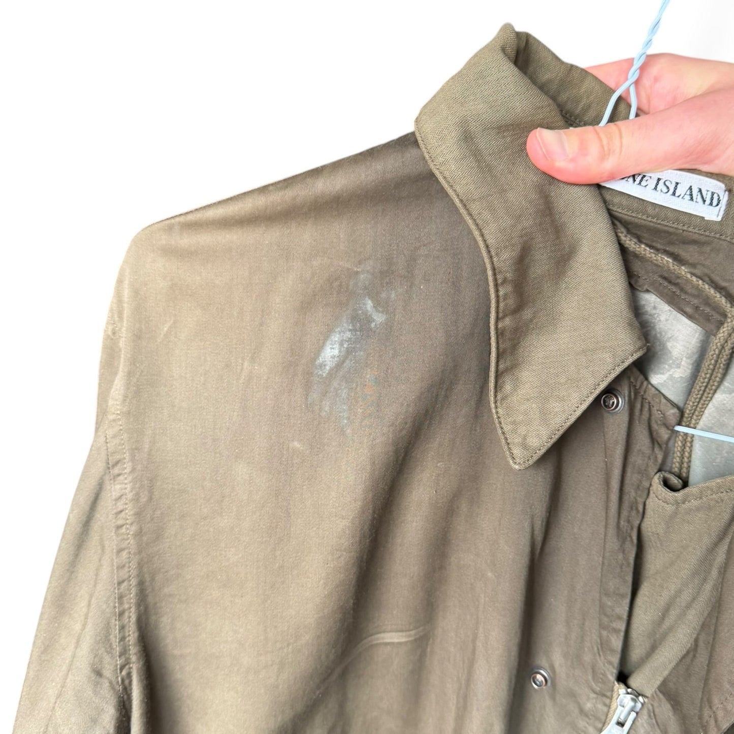 AW2001 Stone Island Raso Gommato Jacket (L) | Default Title, Multicoloured