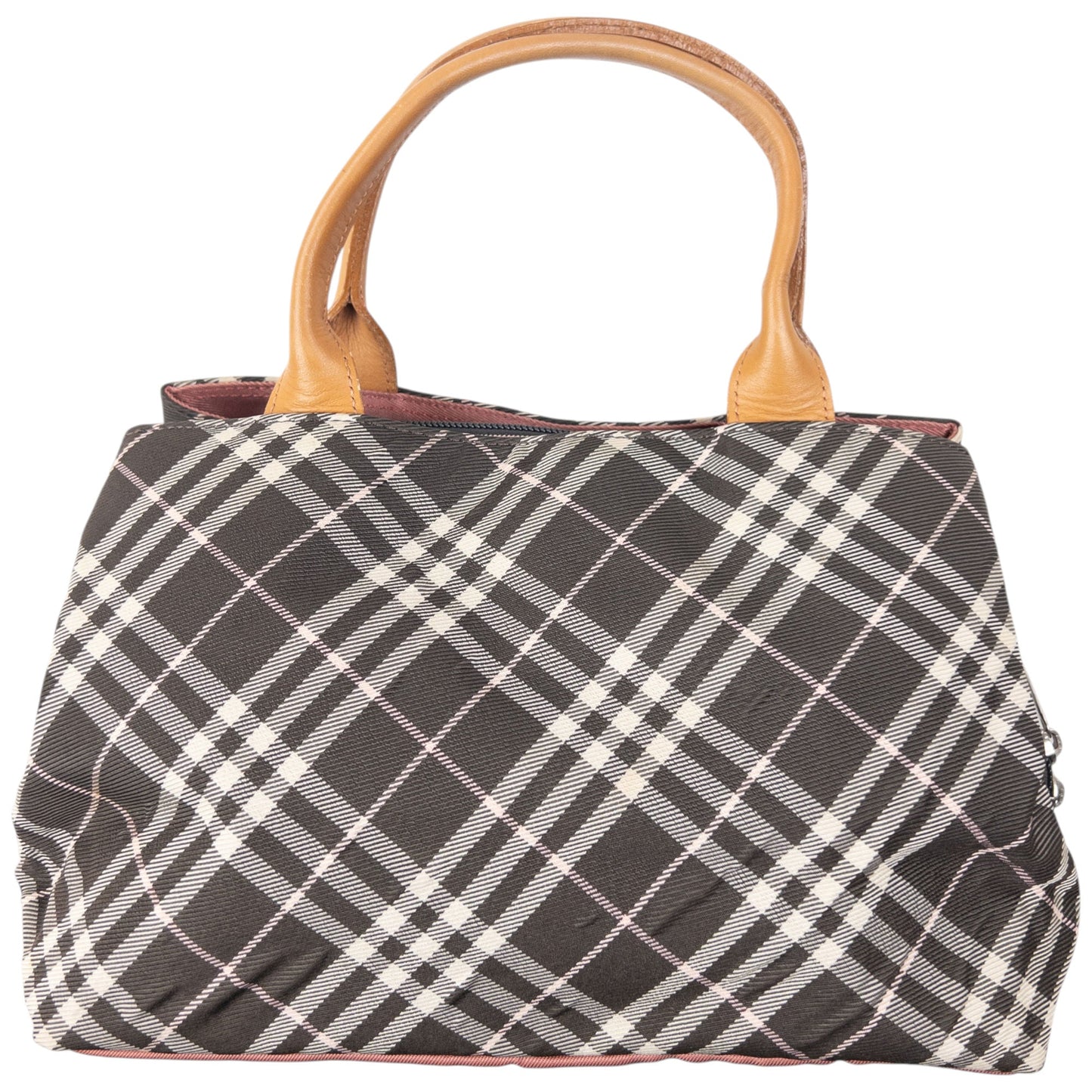 Vintage 2000s Burberry Blue Label Nova Check Handbag | O/S, Blue