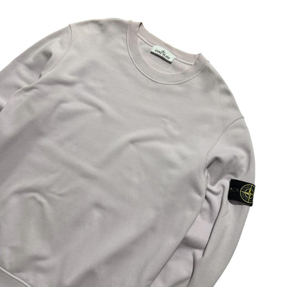 Stone Island Pale Pink Pullover Crewneck | XL, Pink
