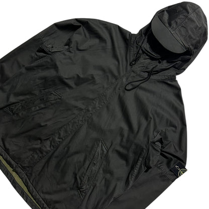 Stone Island Raso Floccato Zip Up Mask Jacket