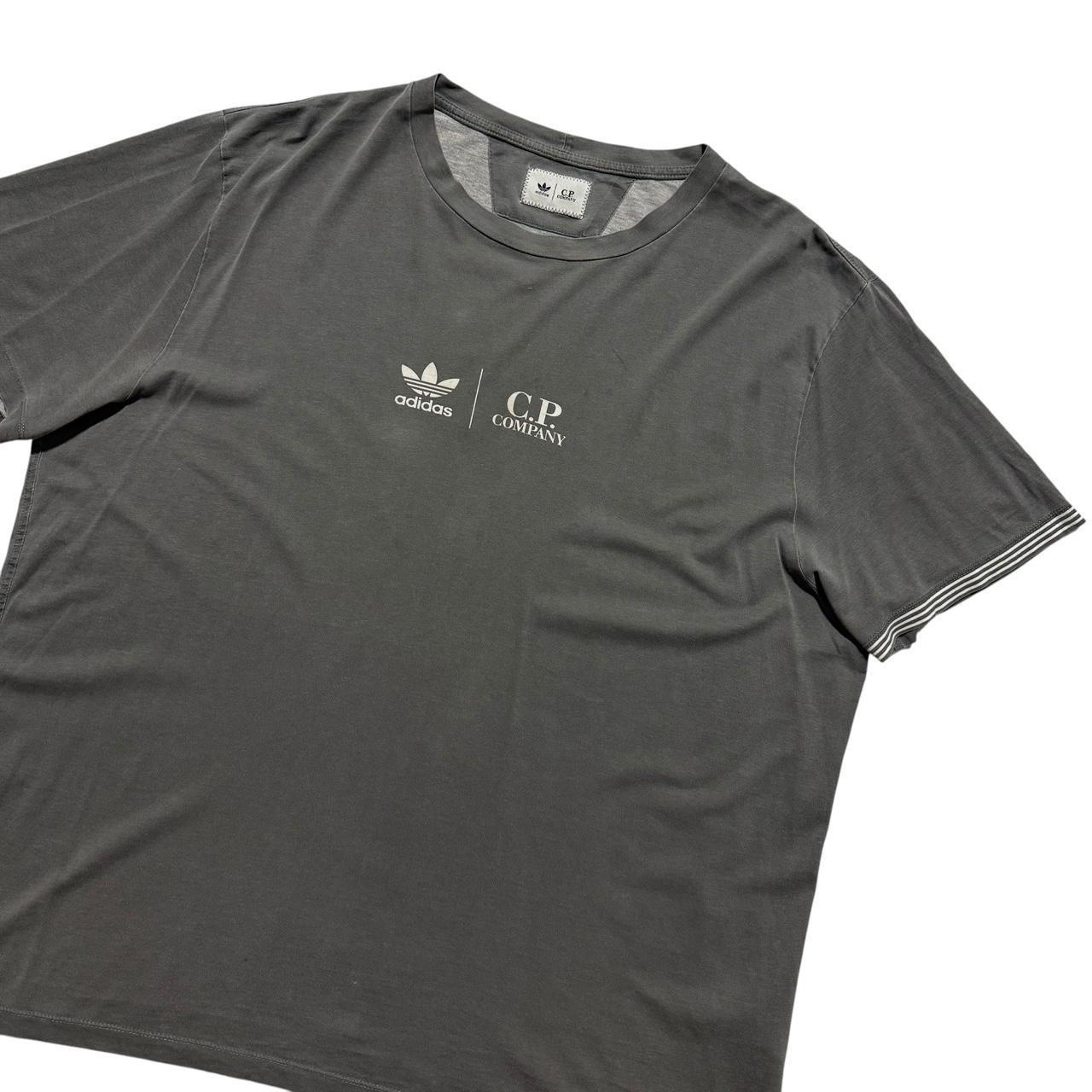 CP Company Adidas T-Shirt | XXL, Charcoal Grey