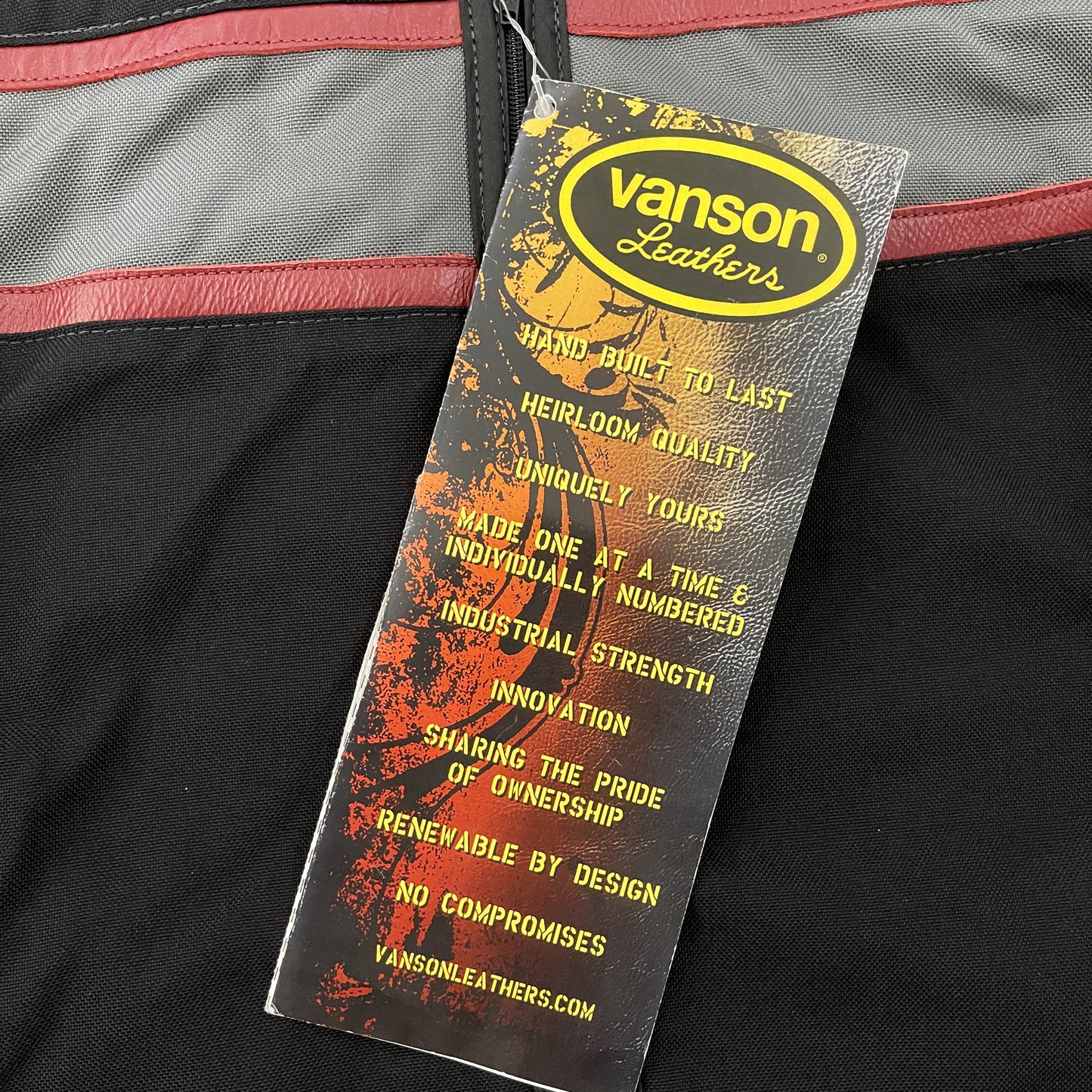 Vanson Leathers Racing Track Jacket - M