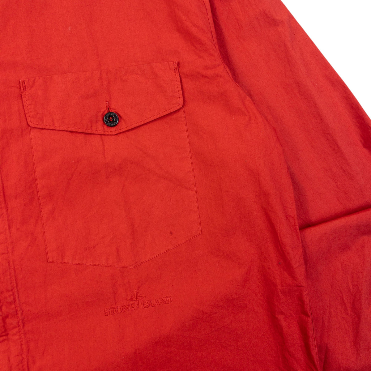 Vintage 2005 Stone Island Lightweight Zip Up Jacket Size M | Medium, Red