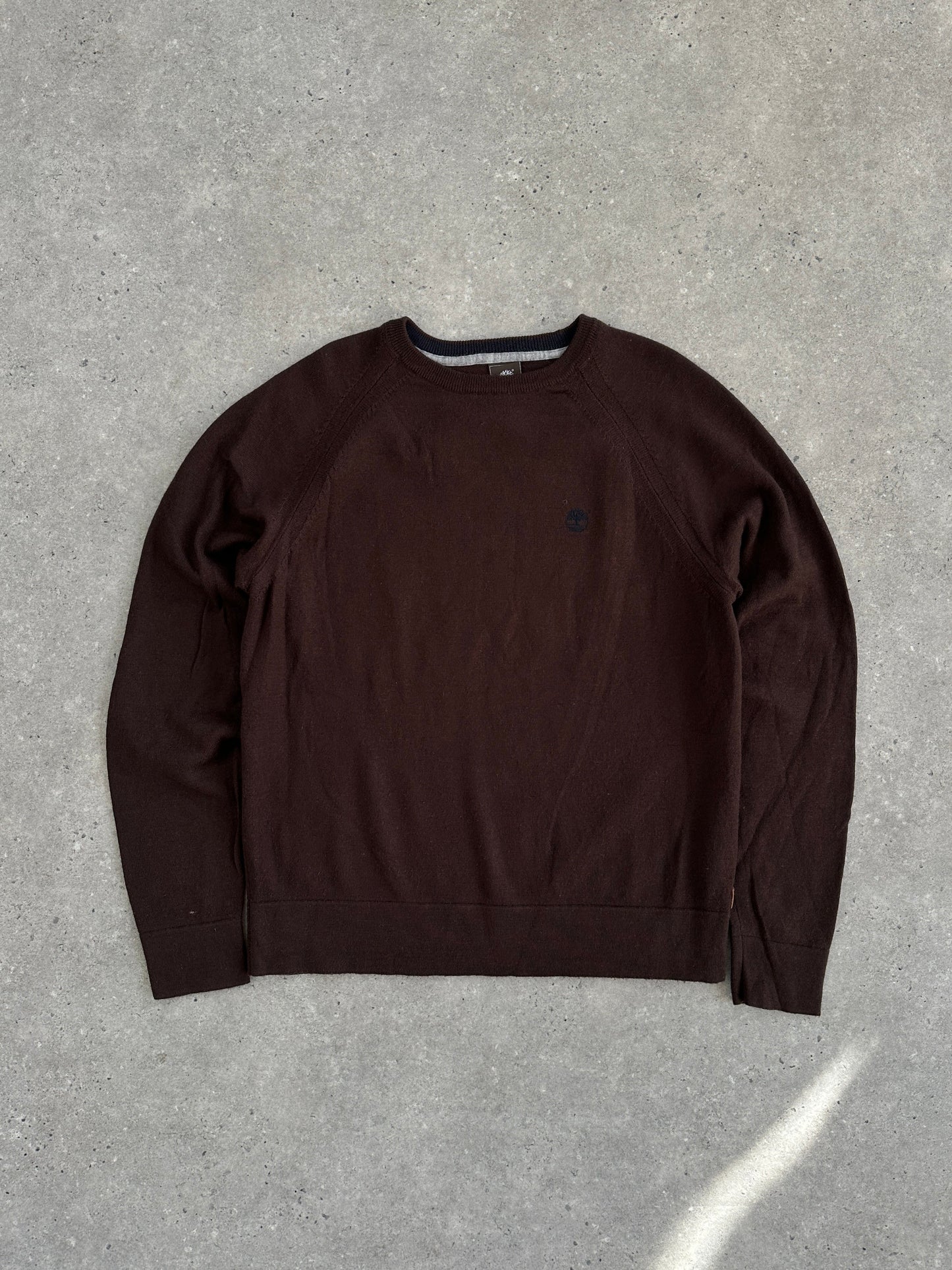 Timberland Pure Wool Knitted Logo Jumper - M/L