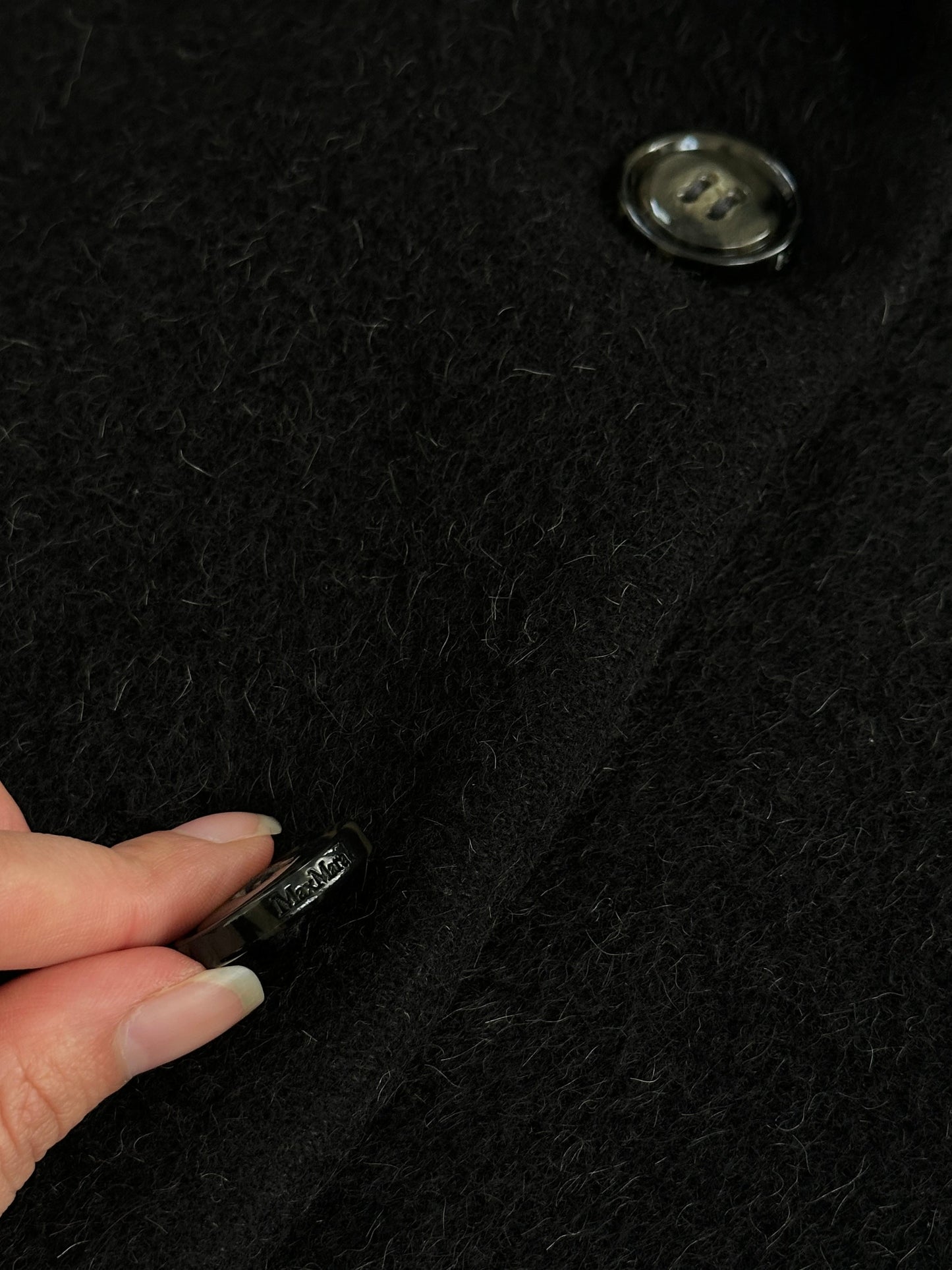 Max Mara Weekend 1990s Wool Mohair Single Breasted Coat - M/L