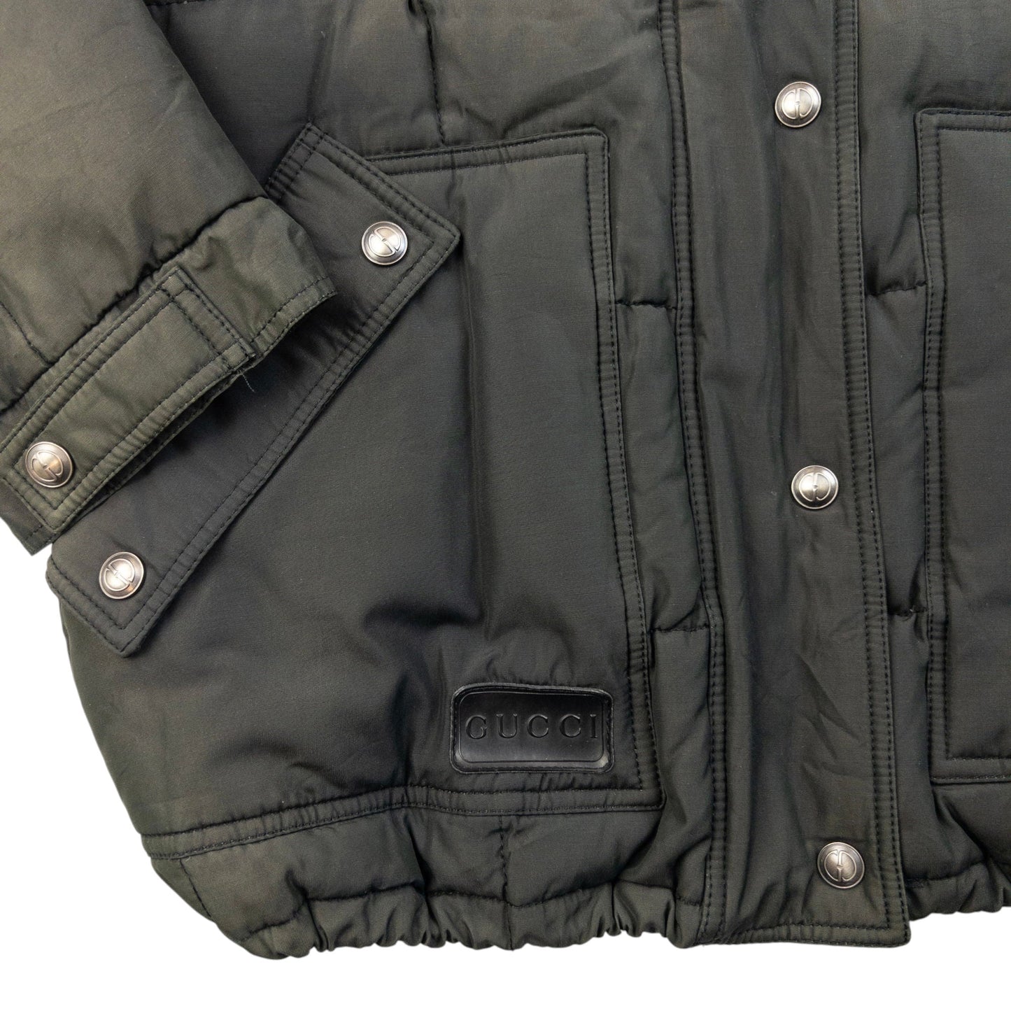 Vintage 90s Gucci By Tom Ford Zip Up Puffer Jacket Womens Size S | Small, Multicoloured