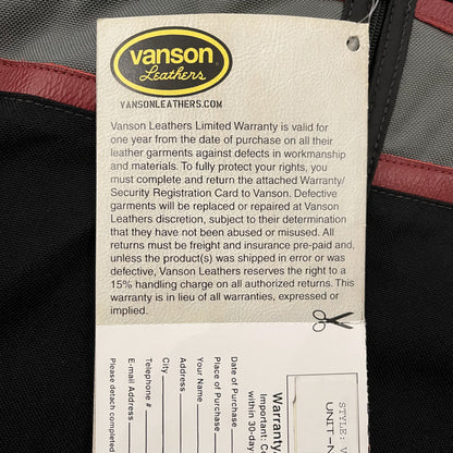 Vanson Leathers Racing Track Jacket - M