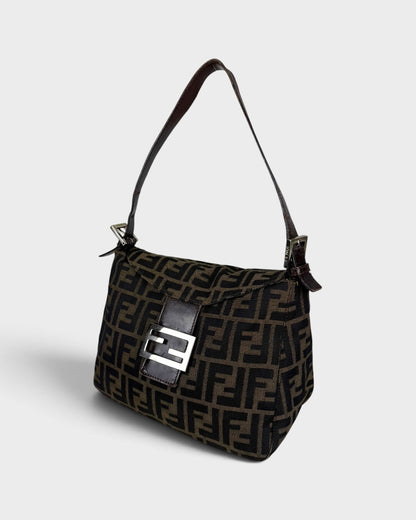 90s Fendi Zucca Mamma Baguette Shoulder Bag | O/S, Multicoloured