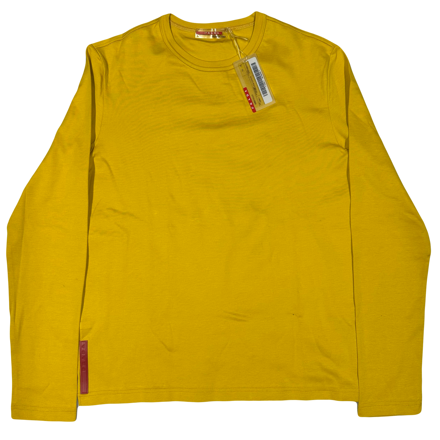 Prada Women’s Long Sleeve Shirt In Yellow ( L )