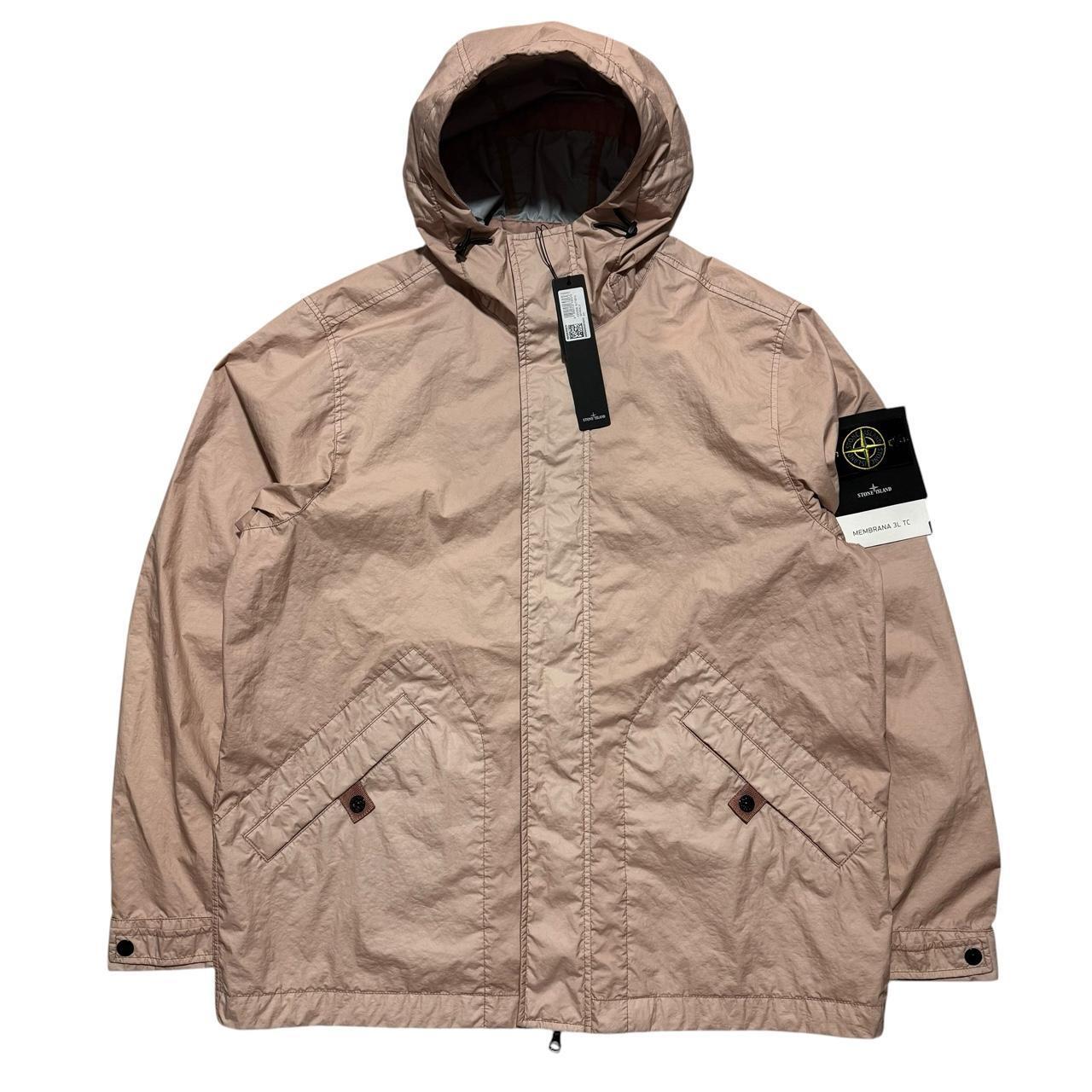 Stone Island Membrana 3L TC Jacket | XL, Light Pink