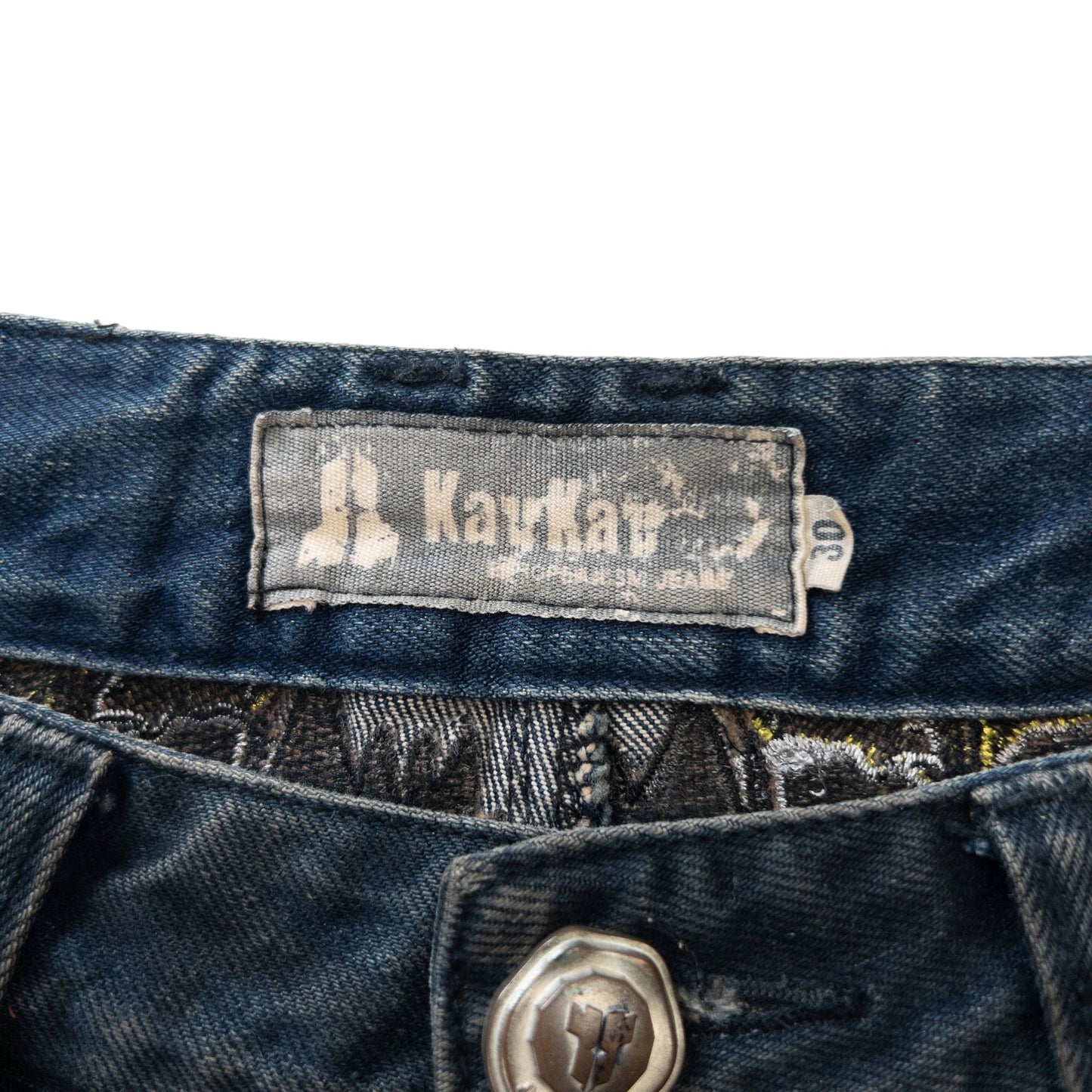 Vintage Monster Distressed Japanese Denim Jeans Size W28