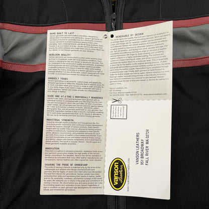 Vanson Leathers Racing Track Jacket - M