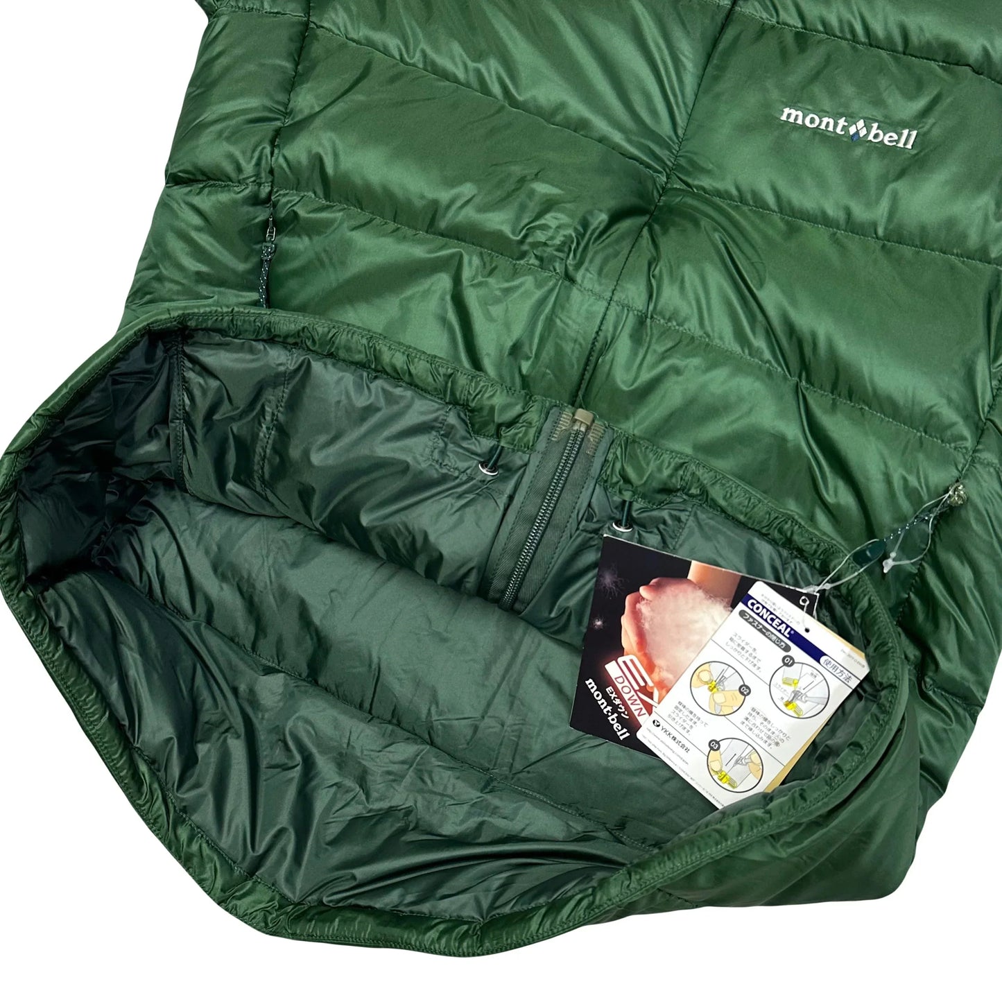 Montbell Light Alpine Down Puffer Jacket In Green ( S )