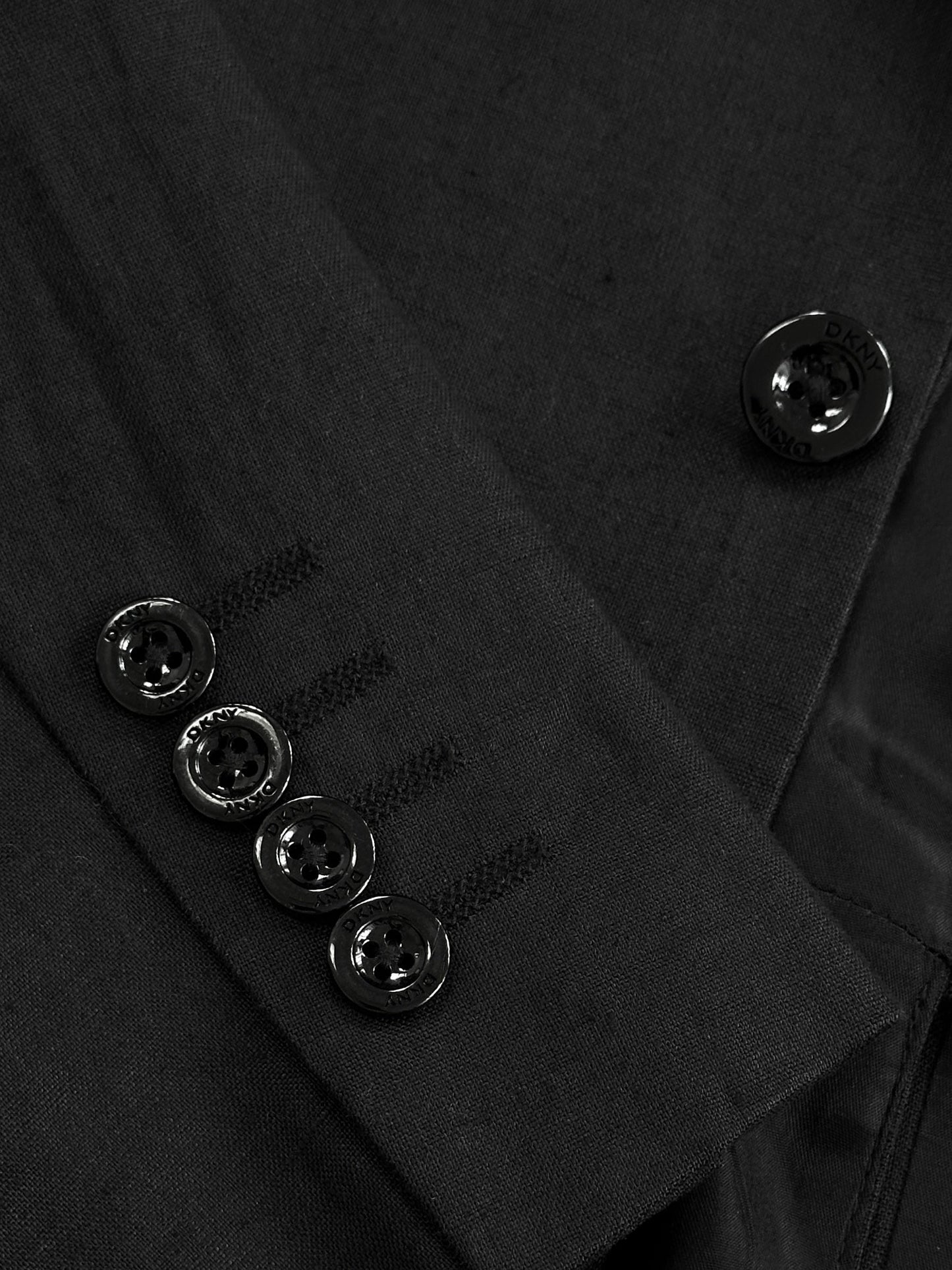 DKNY Pure Linen Slim Fit Single Breasted Blazer - 38R/S