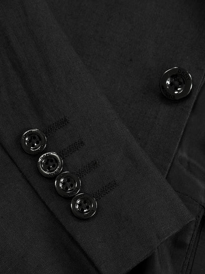 DKNY Pure Linen Slim Fit Single Breasted Blazer - 38R/S