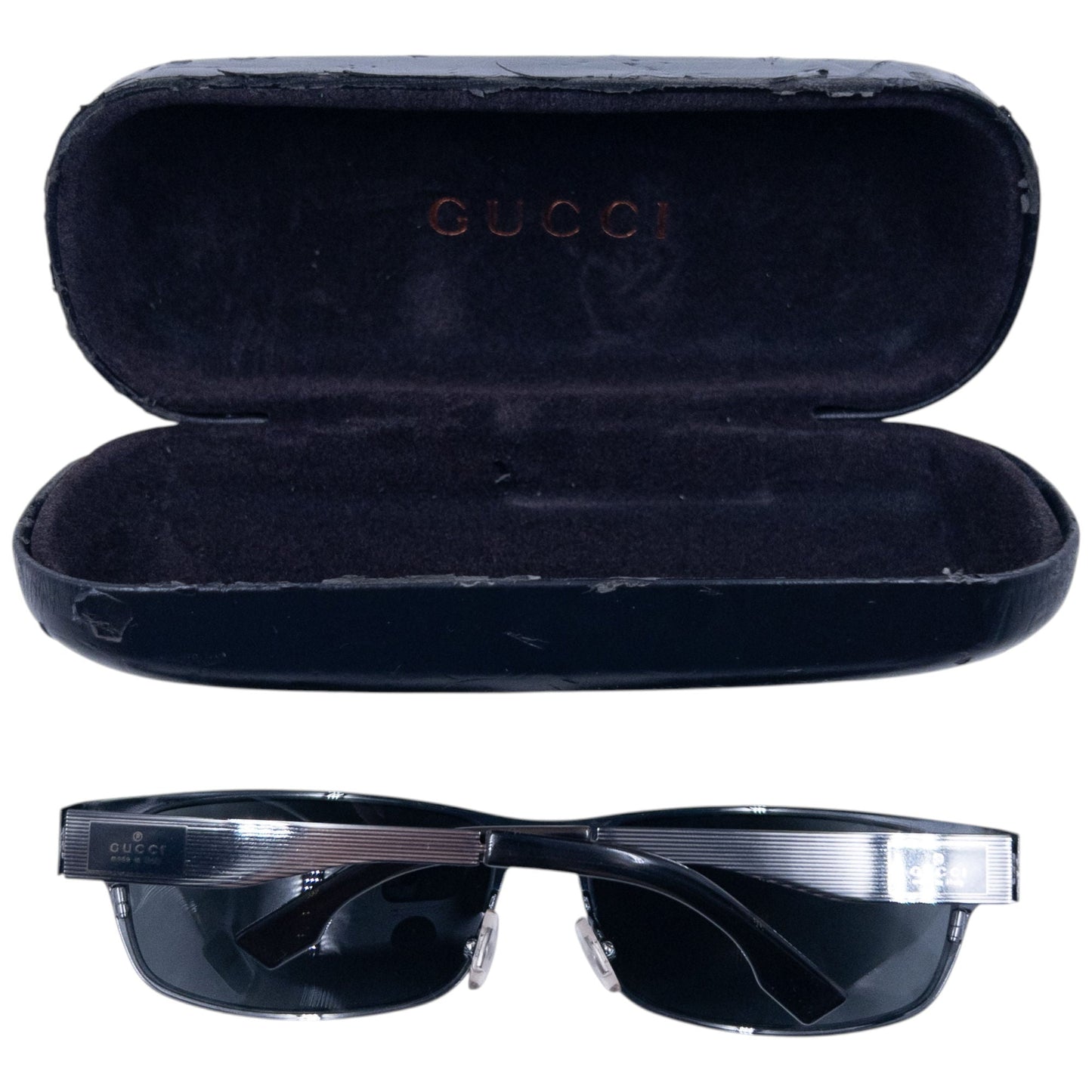 Vintage 2000s Gucci Sunglasses | O/S, Grey