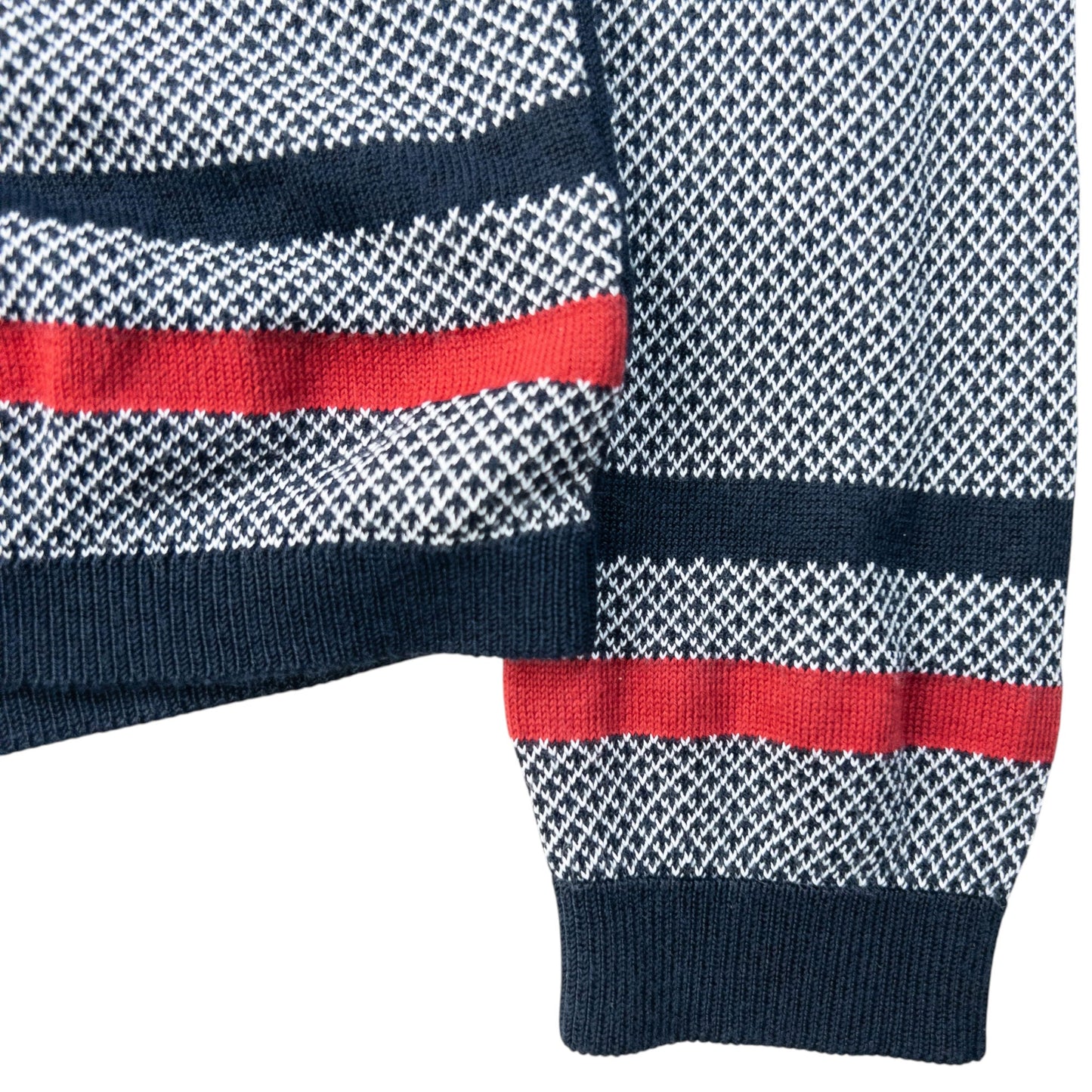 Vintage 2000s Gucci Pattern Cardigan Womens Size M | Medium, Navy