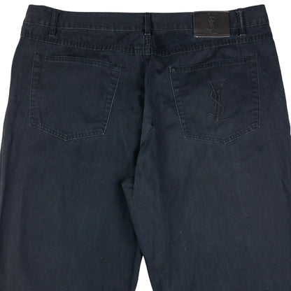 Vintage YSL Yves Saint Laurent Embroidered Trousers Size W37