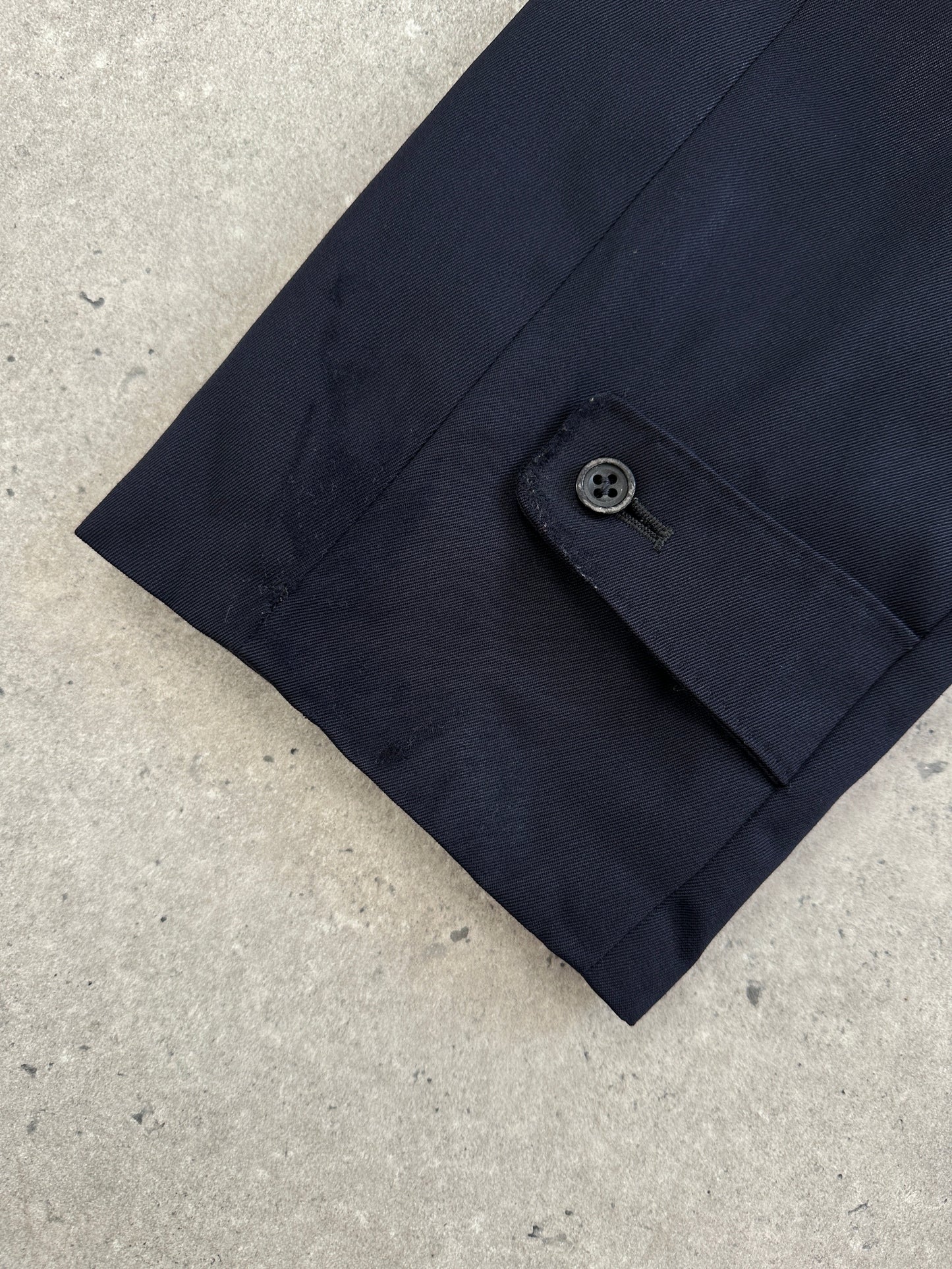 Aquascutum 1990s Pure Wool Trench Coat - XL